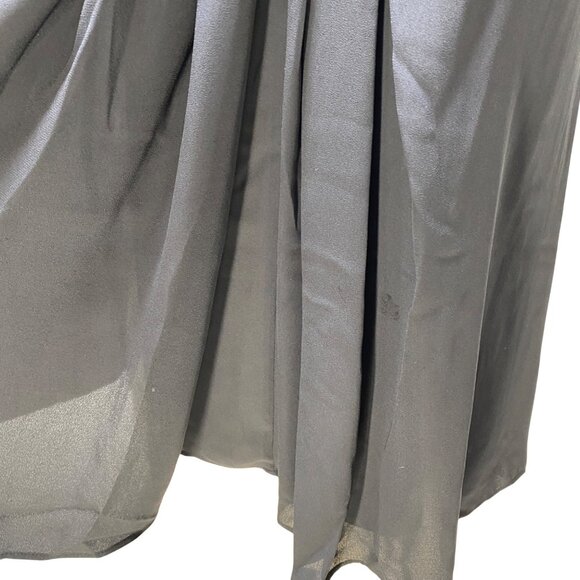 Simply Vera Want XS Black Sleeveless V-Neck‎ Blouse Flowy Breezy Evening - Picture 2 of 12